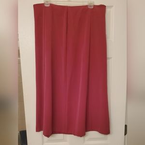 Maroon Maxi Aline skirt